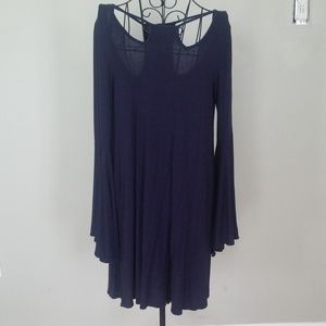Navy blue oversized shirt or dress